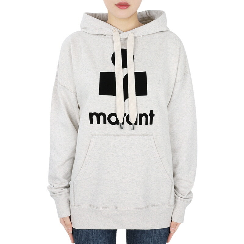 디몬트 24 S/S 이자벨마랑 여성 만셀 로고 후드 맨투맨(오트밀) SW0001FA A1M07E 23EC - Isabel Marant