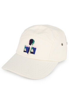 디몬트 23 F/W 이자벨마랑 공용 TEDJI 로고 볼캡(아이보리/멀티) CQ008XFA A3C07A 23EC 썸네일 3