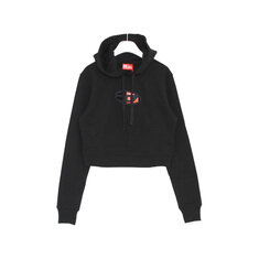 디젤 D로고 컷 크롭 여성 후드 티셔츠 A15714 0GRAC 9XX 썸네일 2