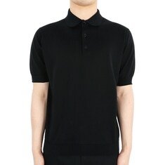 디몬트 24 S/S 라르디니 남성 숏 슬리브 코튼 PK 반팔(블랙) EQLPMC65 EQ62035999 썸네일 2