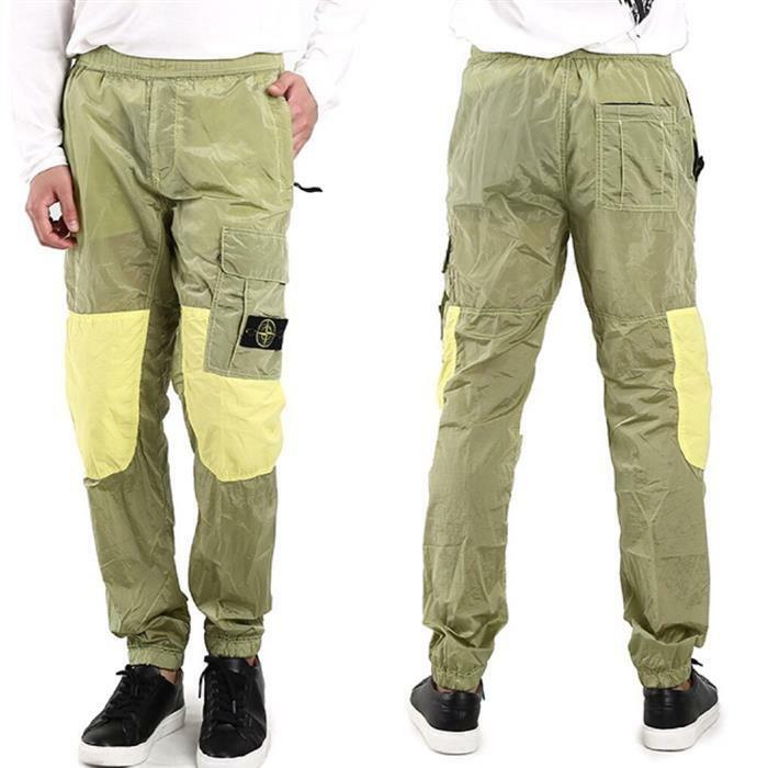 스톤아일랜드 남성 나일론 와펜 패치 카고 조거팬츠 701530617 v0031 - Stone Island