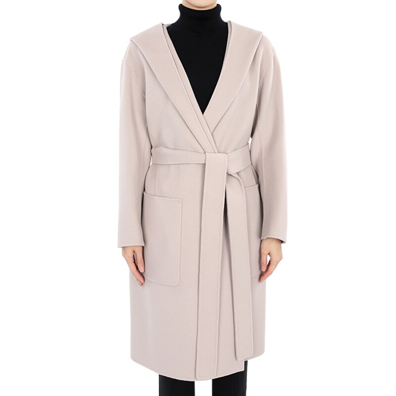 디몬트 24 S/S 막스마라 여성 에스 PRISCILLA 벨티드 울 코트(다크핑크) 2419011071600 700 064 - Max Mara