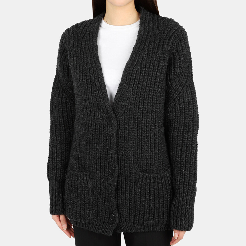 디몬트 22 F/W 아워레가시 여성 V넥 울 가디건(다크그레이) W4223WCGM - Our Legacy