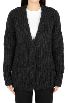 디몬트 22 F/W 아워레가시 여성 V넥 울 가디건(다크그레이) W4223WCGM 썸네일 3