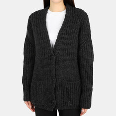 디몬트 22 F/W 아워레가시 여성 V넥 울 가디건(다크그레이) W4223WCGM 썸네일 1