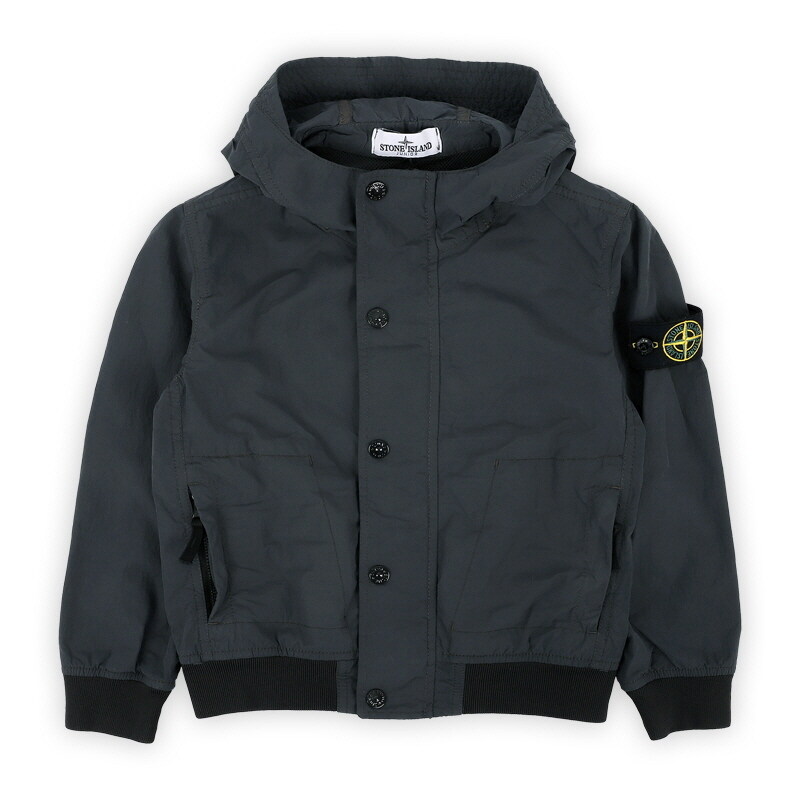 디몬트 24 S/S 스톤 키즈 와펜 패치 후드 봄버 자켓(다크그레이) 801640530 V0063 - Stone Island