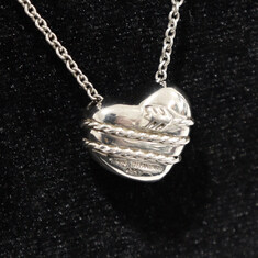 Tiffany&Co(티파니앤코) 925 스털링 실버 하트 앤 애로우 펜던트 목걸이 썸네일 6