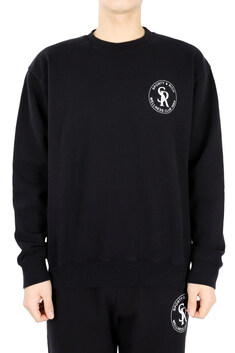 디몬트 23 S/S 스포티앤리치 공용 페이드 크루넥 맨투맨(블랙) S&R CREWNECK FADED BLACK/WHITE 썸네일 3