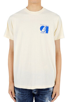 디몬트 22 F/W 스포티앤리치 공용 스튜디오 반팔(크림/블루) STUDIO T SHIRT 썸네일 3