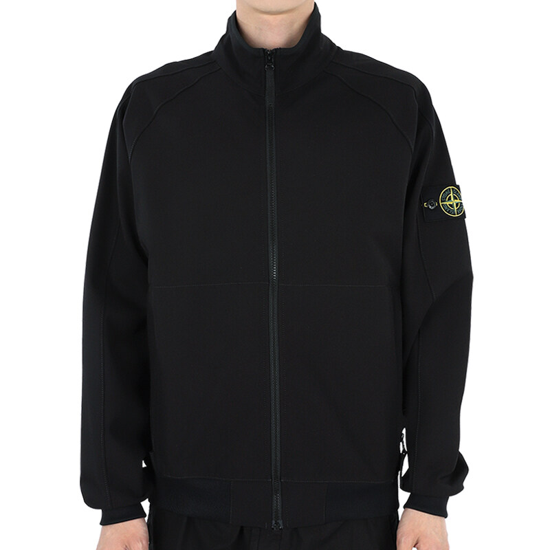 디몬트 23 S/S 스톤 남성 와펜 패치 테크니컬 블루종 자켓(블랙) 781560753 V0029 - Stone Island
