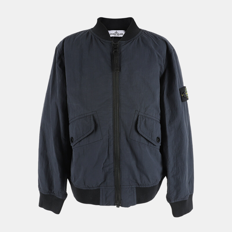 디몬트 22 S/S 스톤 키즈 와펜 패치 봄버 자켓(네이비) 761640430 V0020 - Stone Island