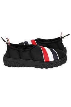 디몬트 22 F/W 톰브라운 남성 삼선 라인 스트링 슬립온(블랙) MFL086A 07259 001 썸네일 3