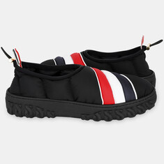 디몬트 22 F/W 톰브라운 남성 삼선 라인 스트링 슬립온(블랙) MFL086A 07259 001 썸네일 2