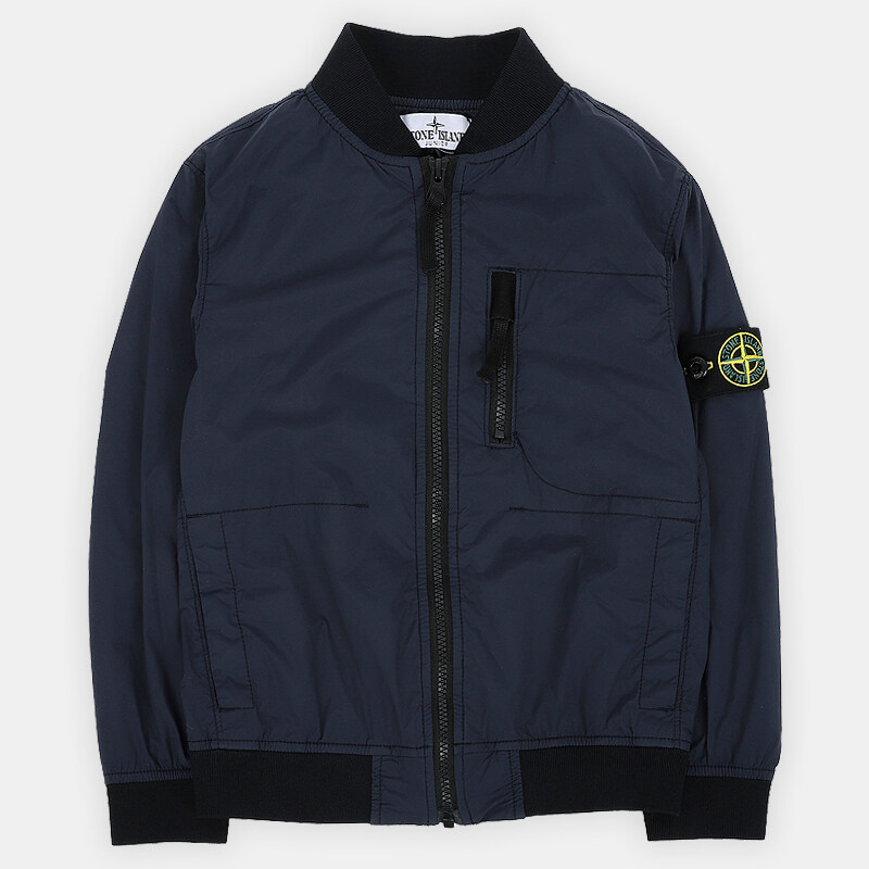 디몬트 23 S/S 스톤 키즈 와펜 패치 집업 봄버 자켓 (네이비) 781640432 V0020 - Stone Island