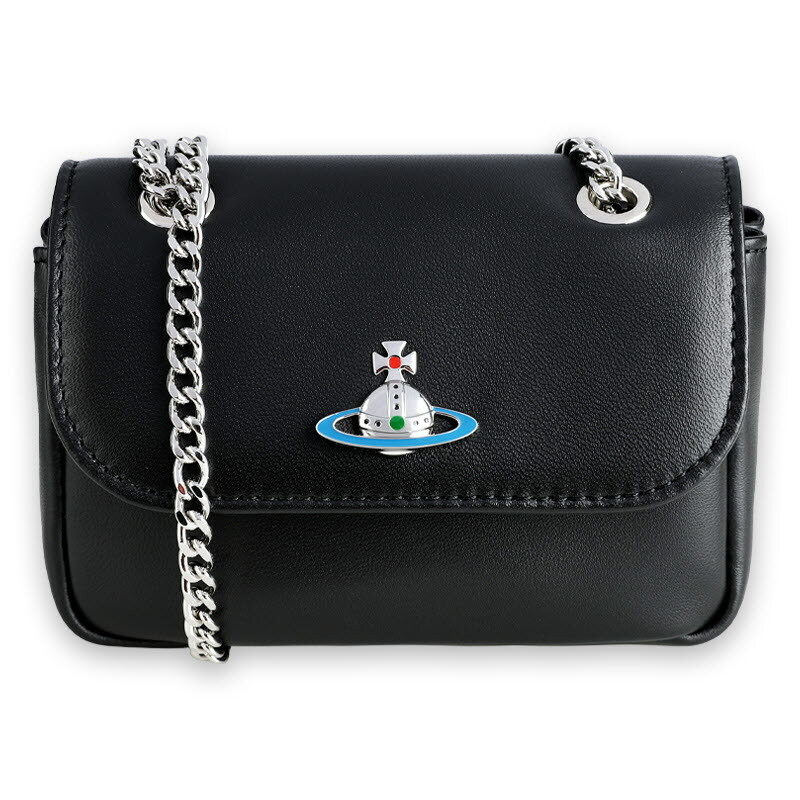 디몬트 비비안웨스트우드 여성 펄스 스몰 체인 크로스백(블랙) 5C01000DW L001L N403 - Vivienne Westwood