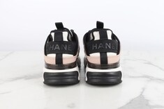 샤넬 믹스드파이버 금장 로고 스니커즈 핑크 37.5(245) 썸네일 5