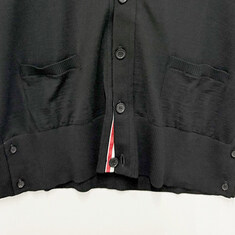 논현 더팩토리 25FW 톰브라운 사선 4 바 울 가디건 (MKC002A Y1014 001) 썸네일 4
