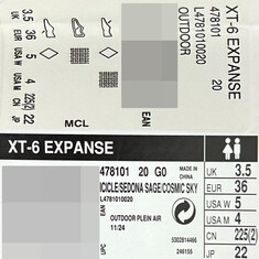 압구정 더팩토리 25FW 살로몬 XT-6 익스팬스 스니커즈 / 아이시클 (L47810100) 썸네일 9