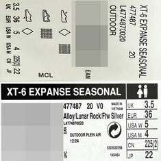 압구정 더팩토리 25FW 살로몬 XT-6 익스펜스 시즈널 스니커즈 / 알로이 루나 락 실버 (L47748700) 썸네일 9
