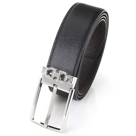 페레가모 간치니 사각 벨트 35 블랙 67A037 708206 - Salvatore Ferragamo