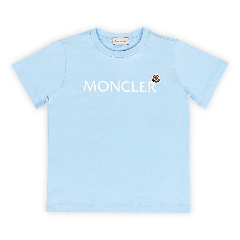 디몬트 몽클레어 키즈 레터링 로고 와펜 반팔(스카이) 8C00015 89AFV 71P 8,10A - Moncler