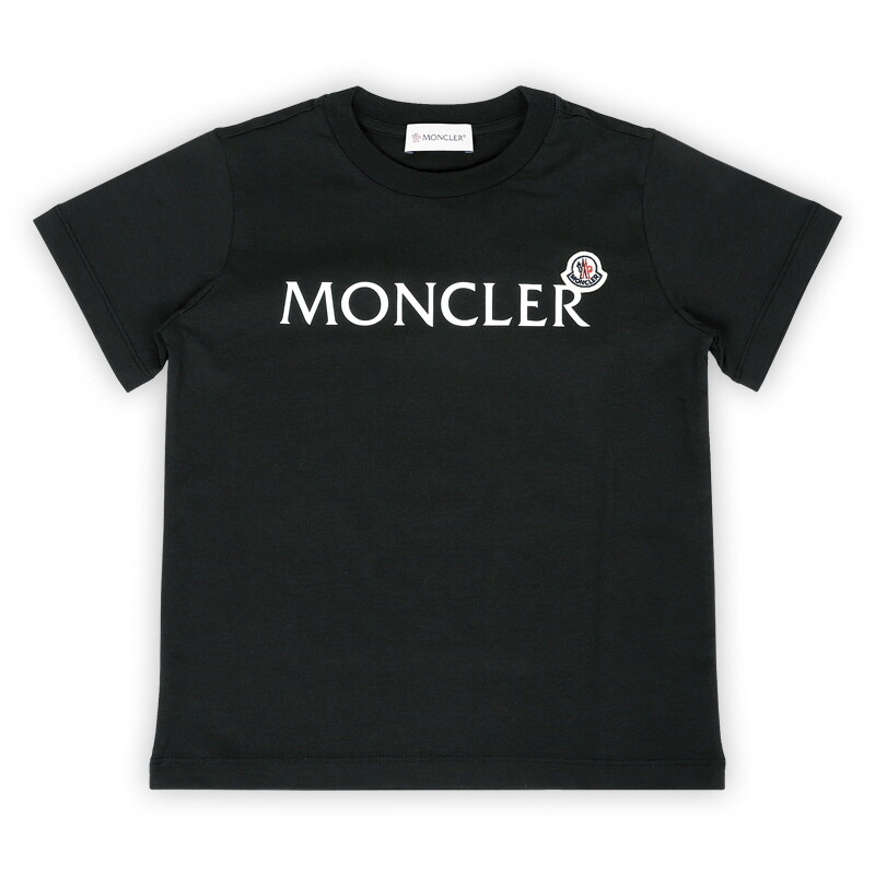 디몬트 몽클레어 키즈 레터링 로고 와펜 반팔(블랙) 8C00015 89AFV 999 8,10A - Moncler