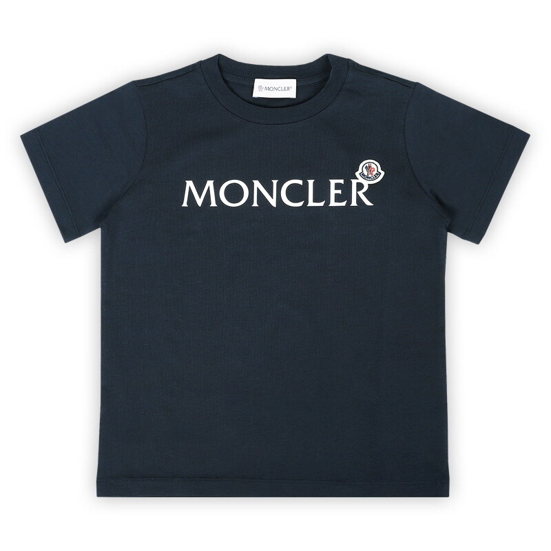 디몬트 몽클레어 키즈 레터링 로고 와펜 반팔(네이비) 8C00015 89AFV 778 - Moncler