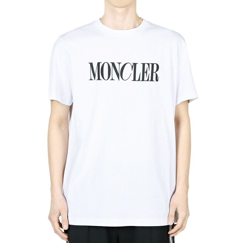 디몬트 몽클레어 남성 레터링 로고 프린팅 반팔(화이트) 8C00031 89A17 001 - Moncler