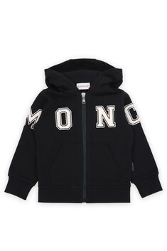 디몬트 23 F/W 몽클레어 키즈 레터링 후드 집업 자켓(블랙) 8G00004 899PS 999 썸네일 3