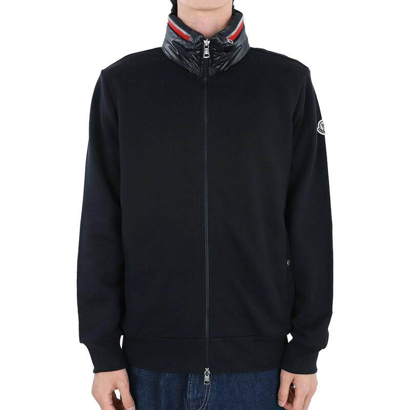 디몬트 23 F/W 몽클레어 남성 와펜 패치 하이넥 집업 자켓(네이비) 8G00037 89A5W 778 - Moncler
