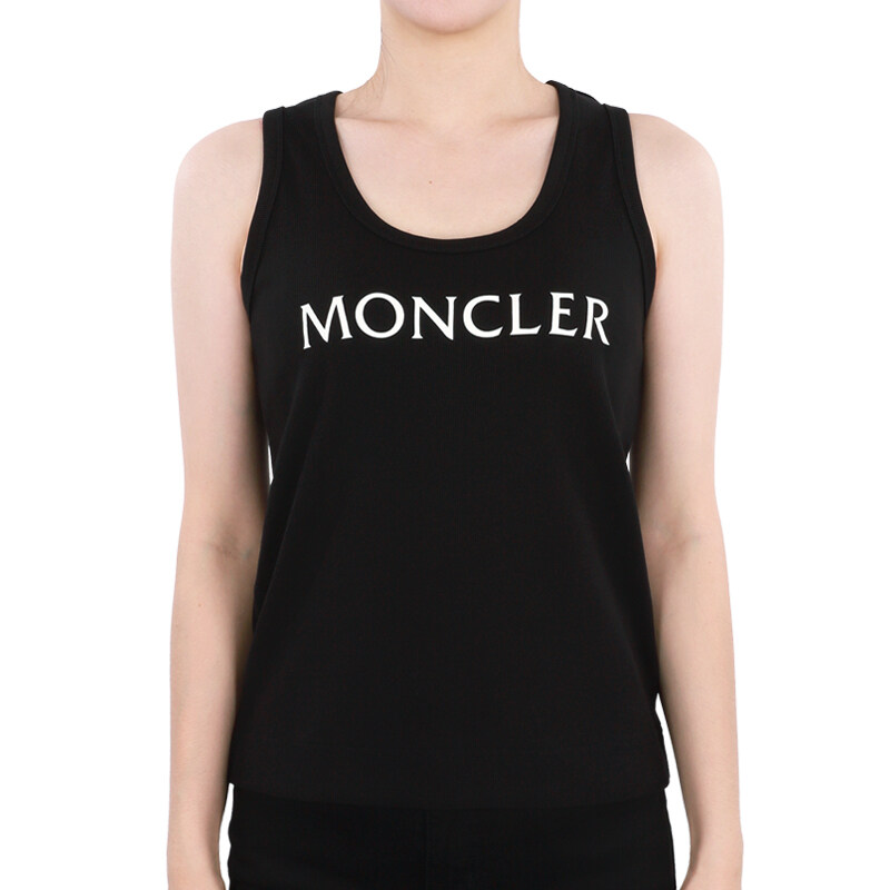 디몬트 23 F/W 몽클레어 여성 로고 프린팅 민소매(블랙) 8P00001 89A0D 999 - Moncler