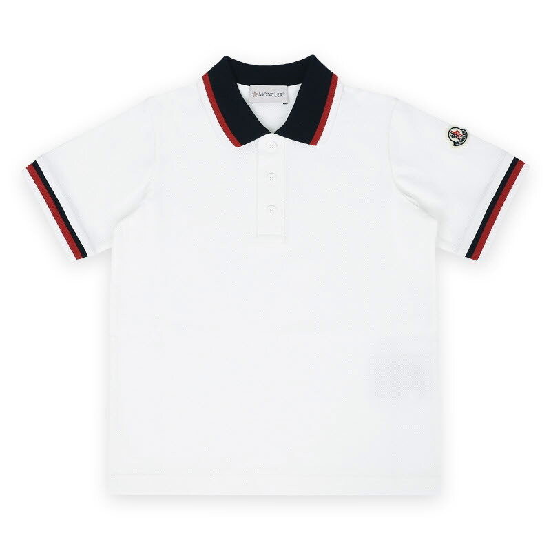 디몬트 몽클레어 키즈 와펜 패치 배색 폴로 반팔(아이보리) 8A00002 89ALK 034 - Moncler