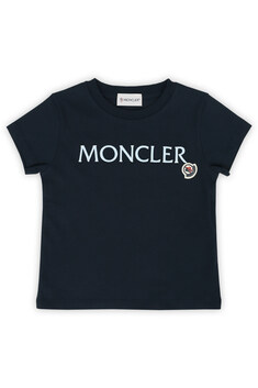 디몬트 24 S/S 몽클레어 키즈 레터링 로고 패치 반팔(네이비) 8C00005 83907 778 8,10A 썸네일 3