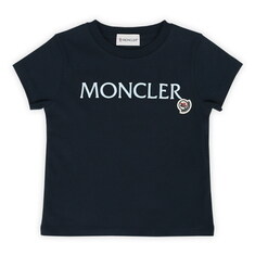 디몬트 24 S/S 몽클레어 키즈 레터링 로고 패치 반팔(네이비) 8C00005 83907 778 8,10A 썸네일 2