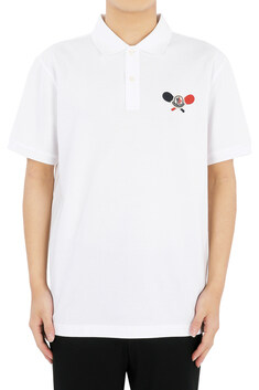 디몬트 24 S/S 몽클레어 남성 테니스 로고 PK 반팔(화이트) 8A00009 89A16 002 썸네일 3