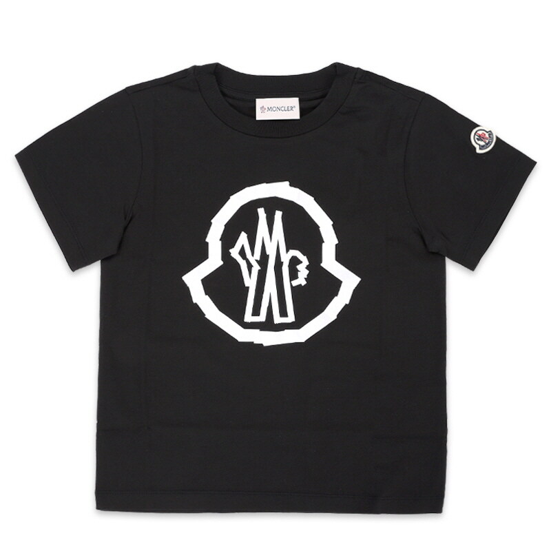 디몬트 24 S/S 몽클레어 키즈 빅로고 패치 반팔(블랙) 8C00013 89AFV 999 8,10A - Moncler