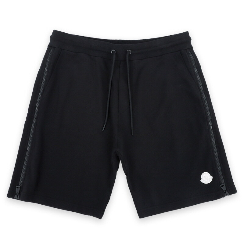 디몬트 19 F/W 몽클레어 지퍼포인트 로고 패치 반바지(블랙) 8707850 V8048 999 - Moncler