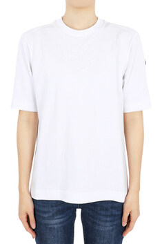 디몬트 24 S/S 몽클레어 여성 라운드 엠보로고 반팔(화이트) 8C00002 89A17 001 썸네일 3