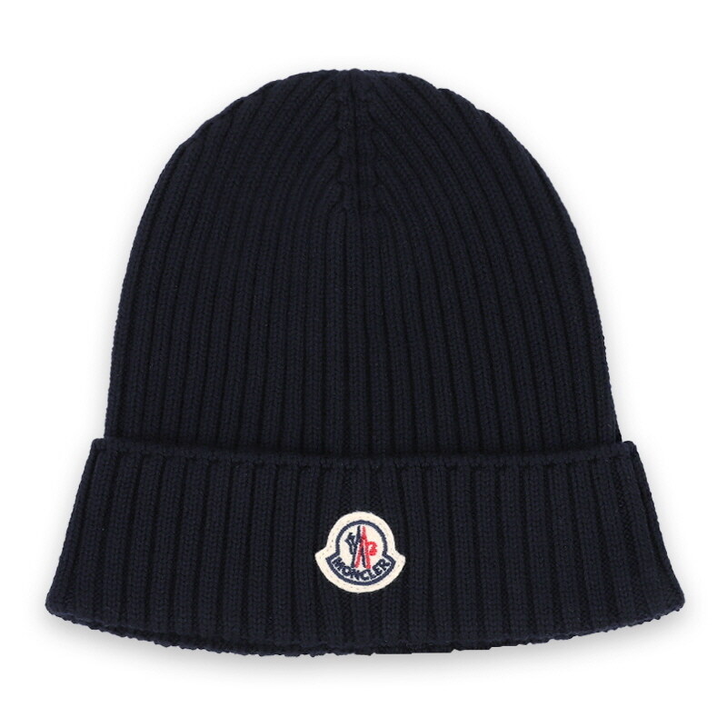 디몬트 몽클레어 키즈 로고 패치 비니(네이비) 3B00012 M1131 742 - Moncler