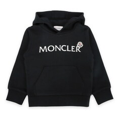 디몬트 몽클레어 키즈 레터링 로고 와펜 후드 맨투맨(블랙) 8G00008 899PS 999 8,10A 썸네일 1