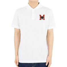 디몬트 24 S/S 몽클레어 남성 M로고 패치 PK 반팔(화이트) 8A00008 89A16 002 썸네일 1