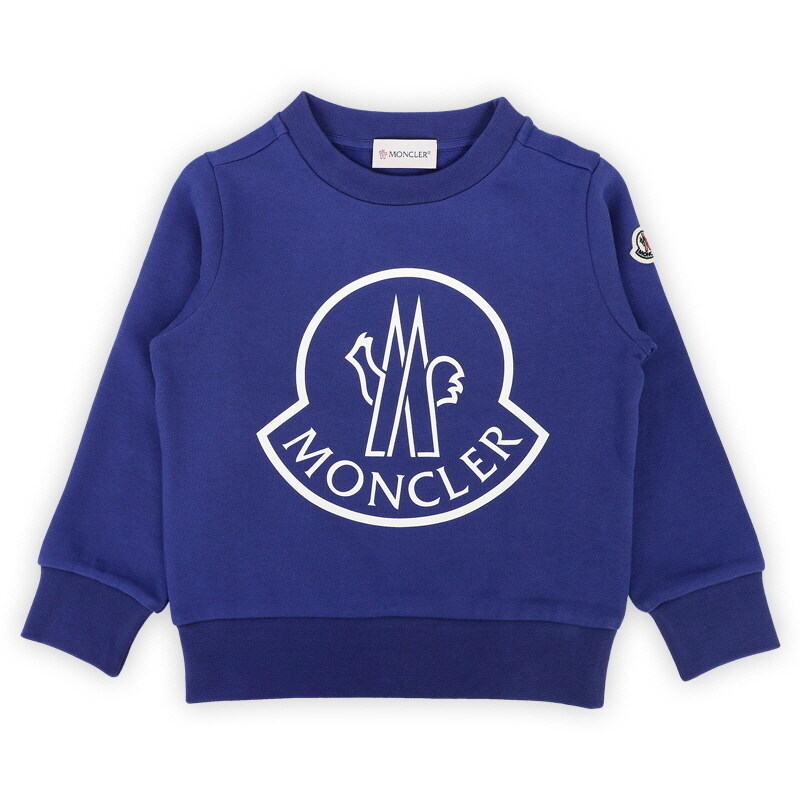 디몬트 몽클레어 키즈 와펜 프린팅 맨투맨(블루) 8G00011 899PS 758 - Moncler