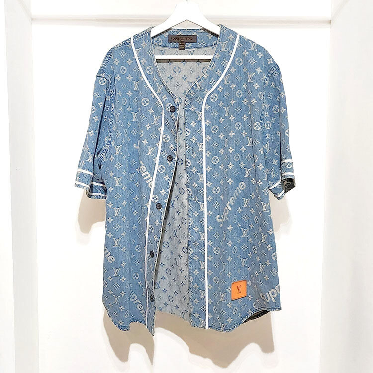 루이비통 X 슈프림 베이스볼 져지 자켓 L809524 - Louis Vuitton