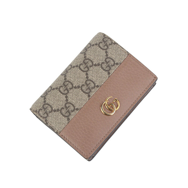 구찌 658610 GG 마몽 바이컬러 카드 케이스 반지갑 30809-2 - Gucci