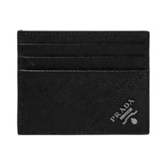 프라다 25FW 사피아노 메탈 은장로고 카드지갑 블랙 2MC223 QME F0002 썸네일 1