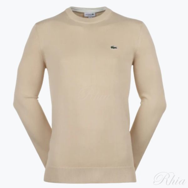 라코스테 오가닉 코튼 크루넥 스웨터 AH1985 02S - Lacoste
