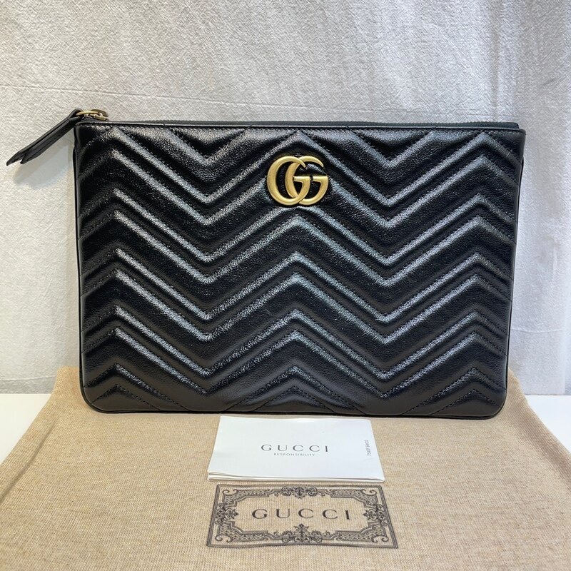[신품수준]구찌 525541 GG마몽 마틀라세 클러치 - Gucci