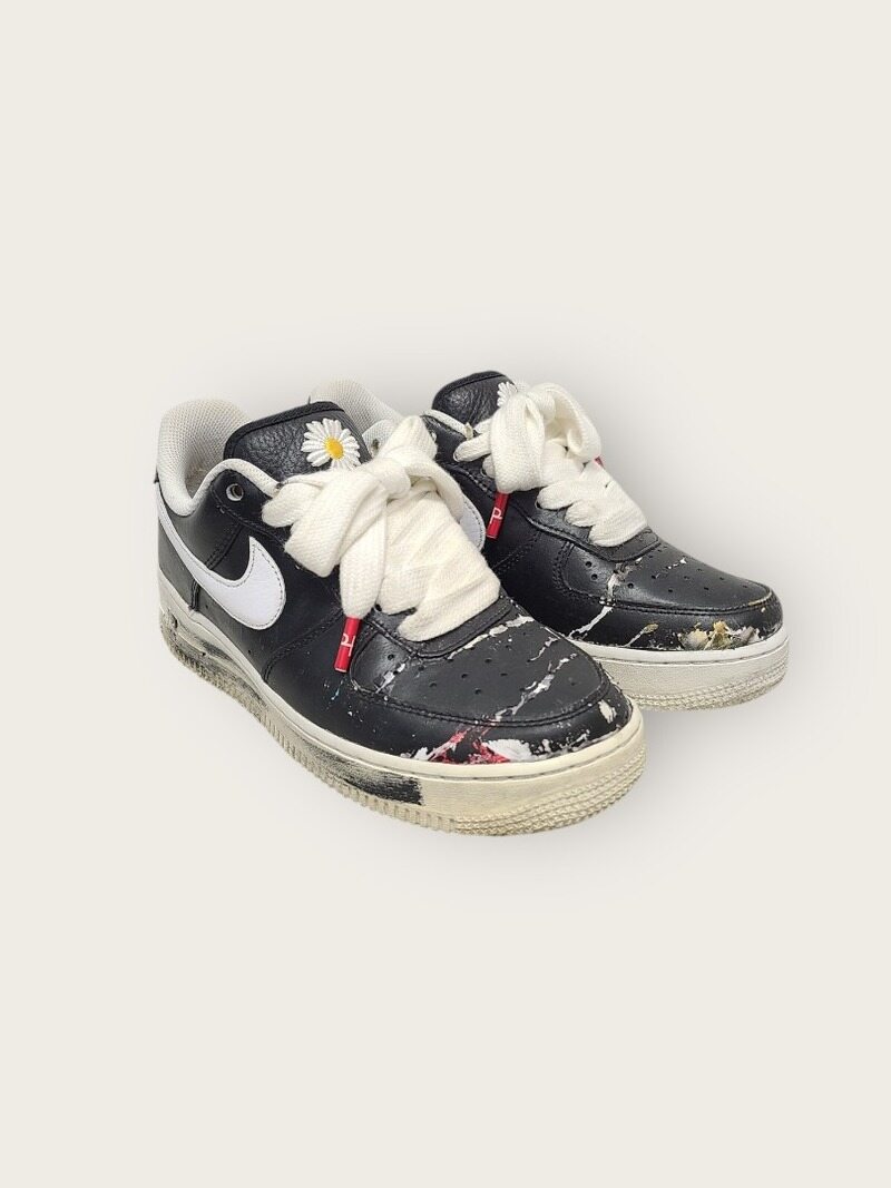 [중고명품/루이스잇] 245 / 나이키 X 피스마이너스원 블랙 에어포스1 스니커즈 - Nike