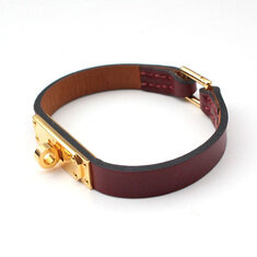 에르메스 마이크로 버건디 켈리 금장 팔찌 XS 썸네일 1