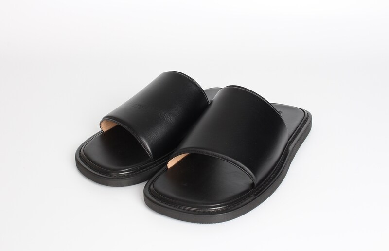 보테가베네타 우븐 슬라이드 샌들 슬리퍼 블랙 43(280) - Bottega Veneta